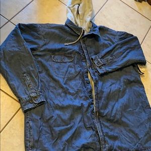 MAN  BLUE JEANS JACKET BUTTOM UP